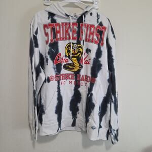 Cobra Kai Strike First Hoodie Tie-Dye Style XL 46/48 SMALL HOLES PHOTOS